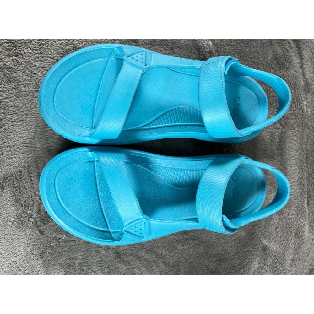 Teva Hurricane Drift Sandals Womens 8 Blue EVA Waterproof Shoes Strappy Sporty